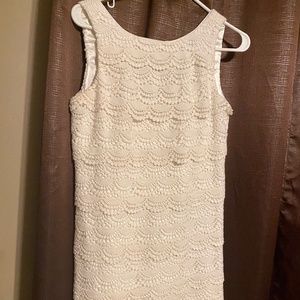 White House Black Market White Dress